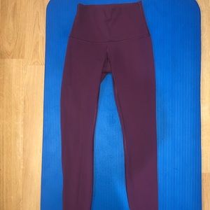 Lulu lemon leggings plum